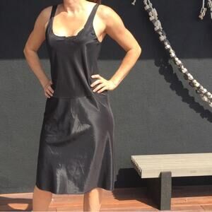 Guy Laroche Vintage Slip Dress Size 36 Black
